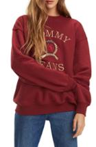 Women's Tommy Jeans Crest Capsule Sweatshirt - Red