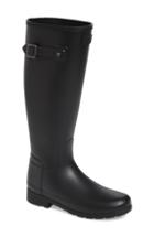 Women's Hunter Original Refined Waterproof Rain Boot Regular Calf M - Black