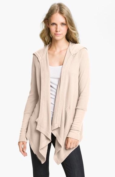 Women's Splendid Draped Thermal Hoodie