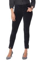 Women's Nydj Ami Twisted Seam Split Ankle Skinny Jeans - Black