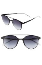 Women's Carrera Eyewear 50mm Gradient Round Sunglasses - Matte Black