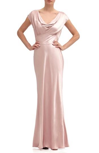 Women's Ghost London Fern Cowl Neck Gown - Pink