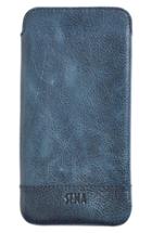 Sena Heritage - Ultra Slim Leather Iphone 6 /6s Plus Pouch - Blue