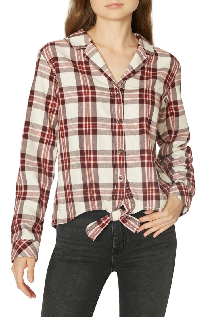 Women's Sanctuary Colton Plaid Top - Red