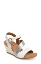 Women's Comfortiva Violet Wedge Sandal .5 M - White