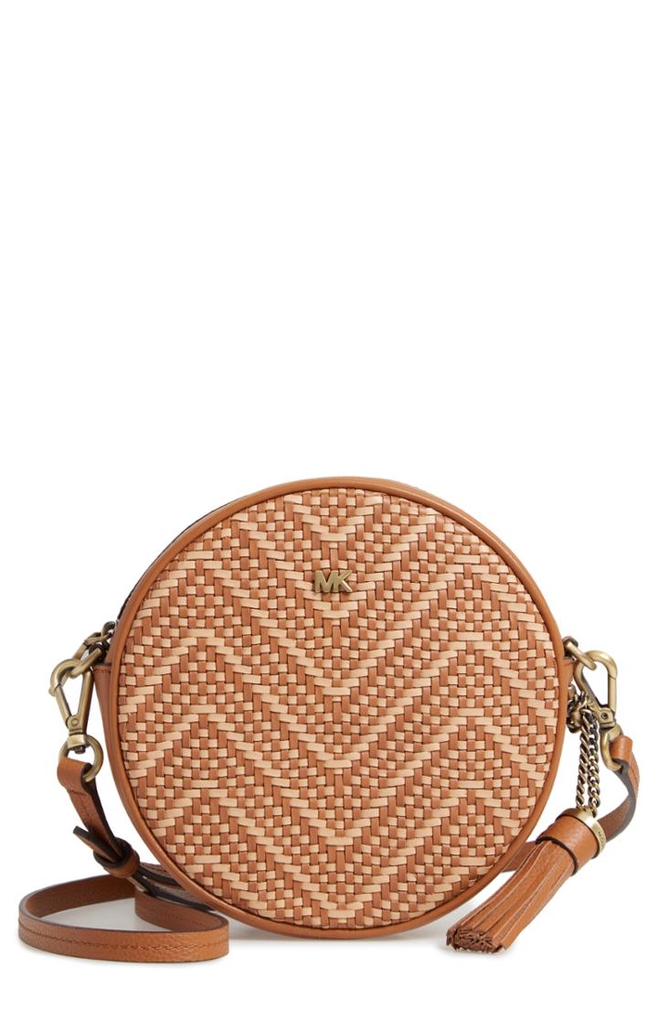 Michael Michael Kors Medium Leather Canteen Crossbody Bag -