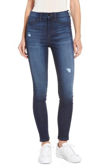 Women's Sp Black High Waist Stretch Skinny Jeans