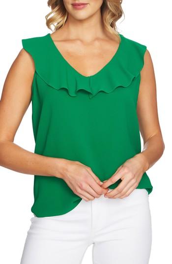 Women's Cece V-neck Ruffled Blouse