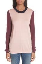 Women's Burberry Buck 57 Silk & Cashmere Sweater - Pink