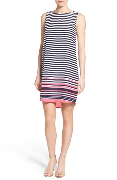 Women's Halogen Sleeveless Shift Dress - Blue