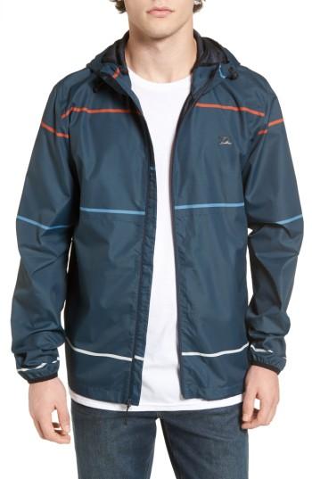 Men's Billabong Transport Windbreaker - Blue