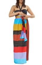 Women's Mara Hoffman Cora Stripe Cover-up Skirt - Black