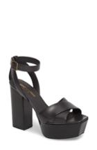 Women's Saint Laurent Farrah Platform Sandal .5us / 38.5eu - Black