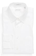 Men's John W. Nordstrom Traditional Fit Herringbone Dress Shirt .5 34 - White