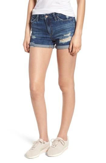 Women's Joe's The Ozzie Roll Cuff Denim Shorts - Blue