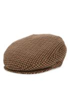 Men's Bailey Lord Houndstooth Wool Driving Cap - Brown