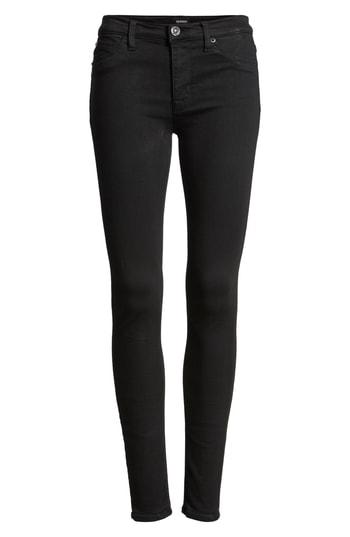 Women's Hudson Jeans Nico Coated Super Skinny Jeans - Black