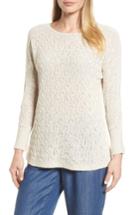 Women's Nic+zoe Stitched Dot Top - Beige