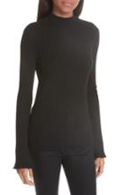 Women's Joie Gestina Ribbed Sweater - Black