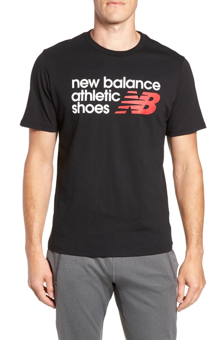 Men's New Balance Nb Shoe Box Graphic T-shirt, Size - Black