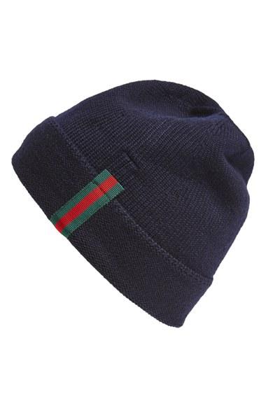 Men's Gucci Wool Beanie - Blue