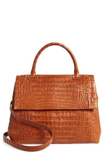 Nancy Gonzalez Medium Sophie Genuine Crocodile Top Handle Bag -