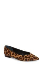 Women's Marc Fisher Ltd. Sacoly Pointy Toe Flat M - Brown