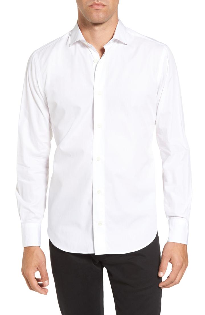 Men's Eleventy Trim Fit Sport Shirt