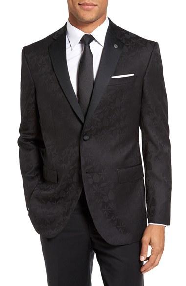 Men's Ted Baker London Jenner Trim Fit Wool Dinner Jacket