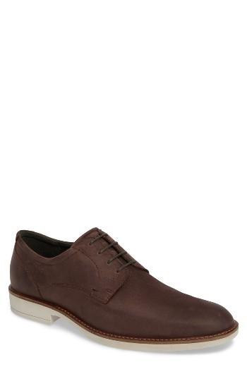 Men's Ecco Biarritz Plain Toe Derby -7.5us / 41eu - Brown