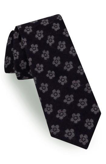 Men's Ted Baker London Wardrobe Wool & Silk Tie, Size - Blue