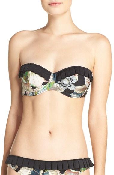 Women's Ted Baker London Gem Gardens Convertible Underwire Bikini Top