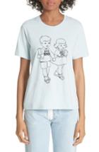 Women's Undercover Children Print Tee - Blue