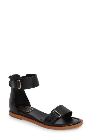 Women's Isola Savina Ankle Strap Sandal M - Black