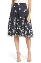 Women's Eliza J Embroidered A-line Skirt