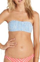 Women's Billabong Off Tide Bandeau Bikini Top - Blue