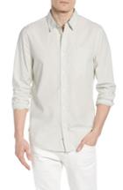 Men's Ag Colton Regular Fit Stripe Sport Shirt - White