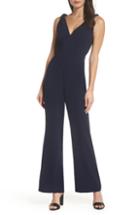 Women's Harlyn Knotted Wide Leg Jumpsuit - Blue