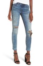 Women's Blanknyc Distressed High Waist Skinny Jeans