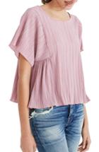 Women's Madewell Micropleat Top, Size - Pink