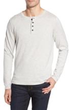 Men's Robert Barakett Steven Cotton & Cashmere Henley - White