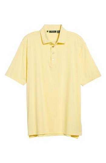 Men's Bobby Jones Liquid Cotton Stretch Jersey Polo - Yellow