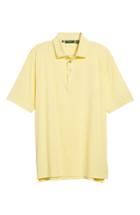 Men's Bobby Jones Liquid Cotton Stretch Jersey Polo - Yellow
