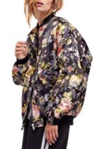 Women's Free People Floral Jacquard Bomber Jacket