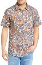 Men's Billabong Vacay Print Woven Shirt - Orange