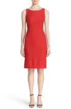 Women's St. John Collection Lattice Pique Knit Dress