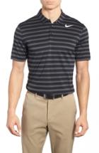 Men's Nike Golf Stripe Polo, Size - Black