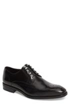 Men's Kenneth Cole New York Abbott Plain Toe Lace Up Oxford .5 M - Black