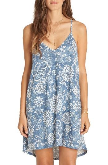 Women's Billabong Find Love Swing Dress - Blue