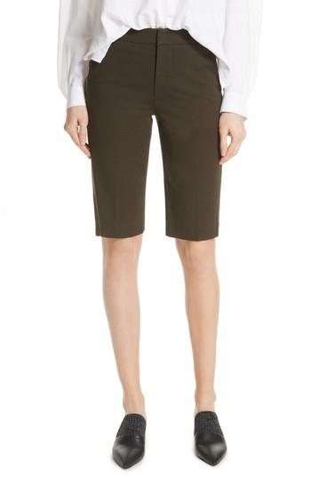 Women's Vince Coin Pocket Bermuda Shorts - Green